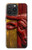 S4098 Span Bull Carved Artwork Hülle Schutzhülle Taschen für iPhone 15 Pro Max