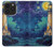 S4092 Moonlit Lighthouse Coastal Painting Hülle Schutzhülle Taschen für iPhone 14 Pro