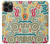 S4078 Abstract Colorful Doodle Pattern Hülle Schutzhülle Taschen für iPhone 13 Pro Max