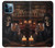 S4102 Vintage Skull Tavern Artwork Hülle Schutzhülle Taschen für iPhone 12 Pro Max