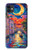 S4083 Colorful Painting Moonlit Venice City Hülle Schutzhülle Taschen für iPhone 11