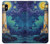 S4092 Moonlit Lighthouse Coastal Painting Hülle Schutzhülle Taschen für iPhone X, iPhone XS