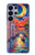 S4083 Colorful Painting Moonlit Venice City Hülle Schutzhülle Taschen für Samsung Galaxy S26 Ultra