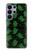 S4087 Cute Green Ghost Cartoon Pattern Hülle Schutzhülle Taschen für Samsung Galaxy S26 Ultra