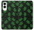 S4087 Cute Green Ghost Cartoon Pattern Hülle Schutzhülle Taschen für Samsung Galaxy S25 Edge