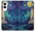 S4092 Moonlit Lighthouse Coastal Painting Hülle Schutzhülle Taschen für Samsung Galaxy S25 Edge