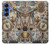 S4100 Vintage Scientific Discovery Collage Hülle Schutzhülle Taschen für Samsung Galaxy S25