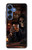 S4102 Vintage Skull Tavern Artwork Hülle Schutzhülle Taschen für Samsung Galaxy S25