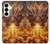 S4090 Epic Fire Dragon Fantasy Illustration Hülle Schutzhülle Taschen für Samsung Galaxy S25 Plus
