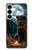 S4095 Majestic Bear Indian Wilderness Art Hülle Schutzhülle Taschen für Samsung Galaxy S25 Plus