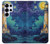 S4092 Moonlit Lighthouse Coastal Painting Hülle Schutzhülle Taschen für Samsung Galaxy S25 Ultra