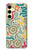 S4078 Abstract Colorful Doodle Pattern Hülle Schutzhülle Taschen für Samsung Galaxy S24 FE