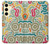 S4078 Abstract Colorful Doodle Pattern Hülle Schutzhülle Taschen für Samsung Galaxy S24 FE