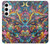 S4085 Cosmic Spaceship Psychedelic Art Hülle Schutzhülle Taschen für Samsung Galaxy S24 Plus