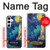 S4092 Moonlit Lighthouse Coastal Painting Hülle Schutzhülle Taschen für Samsung Galaxy S24 Plus