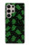 S4087 Cute Green Ghost Cartoon Pattern Hülle Schutzhülle Taschen für Samsung Galaxy S24 Ultra