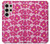 S4097 Pink Floral Seamless Pattern Design Hülle Schutzhülle Taschen für Samsung Galaxy S24 Ultra