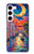 S4083 Colorful Painting Moonlit Venice City Hülle Schutzhülle Taschen für Samsung Galaxy S23
