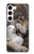 S4089 Gentle Wolf And Lamb Friendship Art Hülle Schutzhülle Taschen für Samsung Galaxy S23