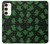 S4087 Cute Green Ghost Cartoon Pattern Hülle Schutzhülle Taschen für Samsung Galaxy S23 Plus
