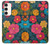 S4105 Vibrant Colorful Floral Pattern Hülle Schutzhülle Taschen für Samsung Galaxy S23 Plus