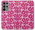 S4097 Pink Floral Seamless Pattern Design Hülle Schutzhülle Taschen für Samsung Galaxy S23 Ultra