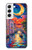S4083 Colorful Painting Moonlit Venice City Hülle Schutzhülle Taschen für Samsung Galaxy S22