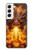 S4090 Epic Fire Dragon Fantasy Illustration Hülle Schutzhülle Taschen für Samsung Galaxy S22