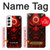 S4099 Mystic Red Demon Illustration Hülle Schutzhülle Taschen für Samsung Galaxy S22