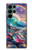 S4084 Rainbow Ocean Wave Fantasy Hülle Schutzhülle Taschen für Samsung Galaxy S22 Ultra