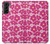 S4097 Pink Floral Seamless Pattern Design Hülle Schutzhülle Taschen für Samsung Galaxy S21 Plus 5G, Galaxy S21+ 5G