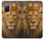 S4093 Royal Lion Portrait Artwork Hülle Schutzhülle Taschen für Samsung Galaxy S20 FE