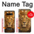 S4093 Royal Lion Portrait Artwork Hülle Schutzhülle Taschen für Samsung Galaxy S10