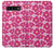 S4097 Pink Floral Seamless Pattern Design Hülle Schutzhülle Taschen für Samsung Galaxy S10