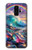 S4084 Rainbow Ocean Wave Fantasy Hülle Schutzhülle Taschen für Samsung Galaxy S9 Plus