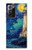 S4092 Moonlit Lighthouse Coastal Painting Hülle Schutzhülle Taschen für Samsung Galaxy Note 20 Ultra, Ultra 5G