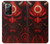 S4099 Mystic Red Demon Illustration Hülle Schutzhülle Taschen für Samsung Galaxy Note 20 Ultra, Ultra 5G