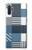 S4082 Modern Geometric Patchwork Pattern Hülle Schutzhülle Taschen für Samsung Galaxy Note 10 Plus