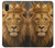 S4093 Royal Lion Portrait Artwork Hülle Schutzhülle Taschen für Samsung Galaxy A10e