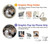 S4089 Gentle Wolf And Lamb Friendship Art Hülle Schutzhülle Taschen für Samsung Galaxy A12