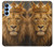 S4093 Royal Lion Portrait Artwork Hülle Schutzhülle Taschen für Samsung Galaxy A15 5G