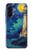 S4092 Moonlit Lighthouse Coastal Painting Hülle Schutzhülle Taschen für Samsung Galaxy A17
