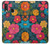 S4105 Vibrant Colorful Floral Pattern Hülle Schutzhülle Taschen für Samsung Galaxy A20e