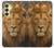 S4093 Royal Lion Portrait Artwork Hülle Schutzhülle Taschen für Samsung Galaxy A25 5G