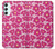 S4097 Pink Floral Seamless Pattern Design Hülle Schutzhülle Taschen für Samsung Galaxy A34 5G