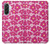 S4097 Pink Floral Seamless Pattern Design Hülle Schutzhülle Taschen für Samsung Galaxy A36