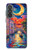 S4083 Colorful Painting Moonlit Venice City Hülle Schutzhülle Taschen für Samsung Galaxy A37