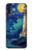 S4092 Moonlit Lighthouse Coastal Painting Hülle Schutzhülle Taschen für Samsung Galaxy A50