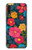 S4105 Vibrant Colorful Floral Pattern Hülle Schutzhülle Taschen für Samsung Galaxy A50