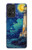 S4092 Moonlit Lighthouse Coastal Painting Hülle Schutzhülle Taschen für Samsung Galaxy A52s 5G